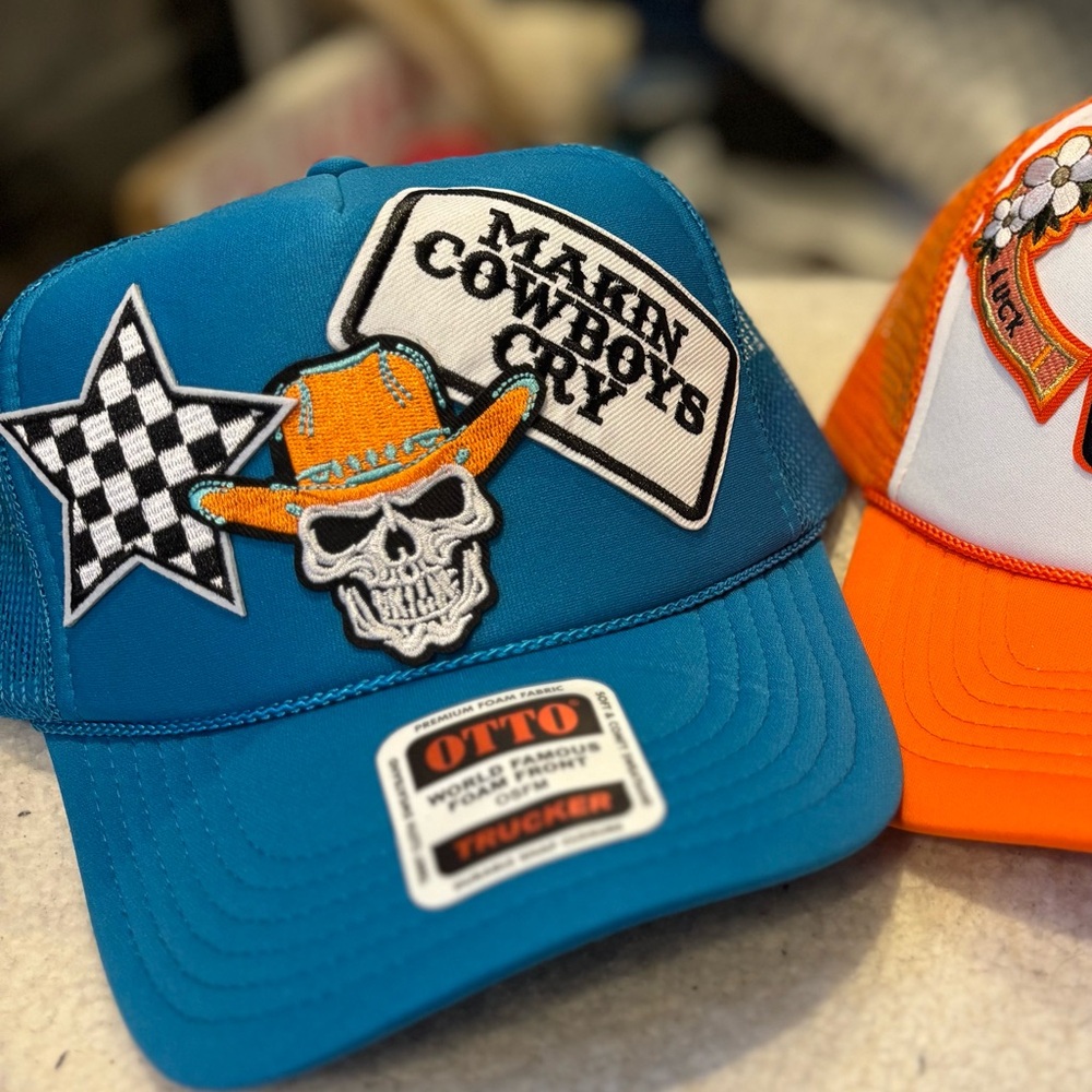 Teal trucker hat- Brand new!